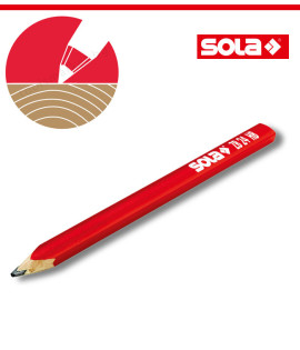 SOLA Дърводелски молив ZB 18 червен